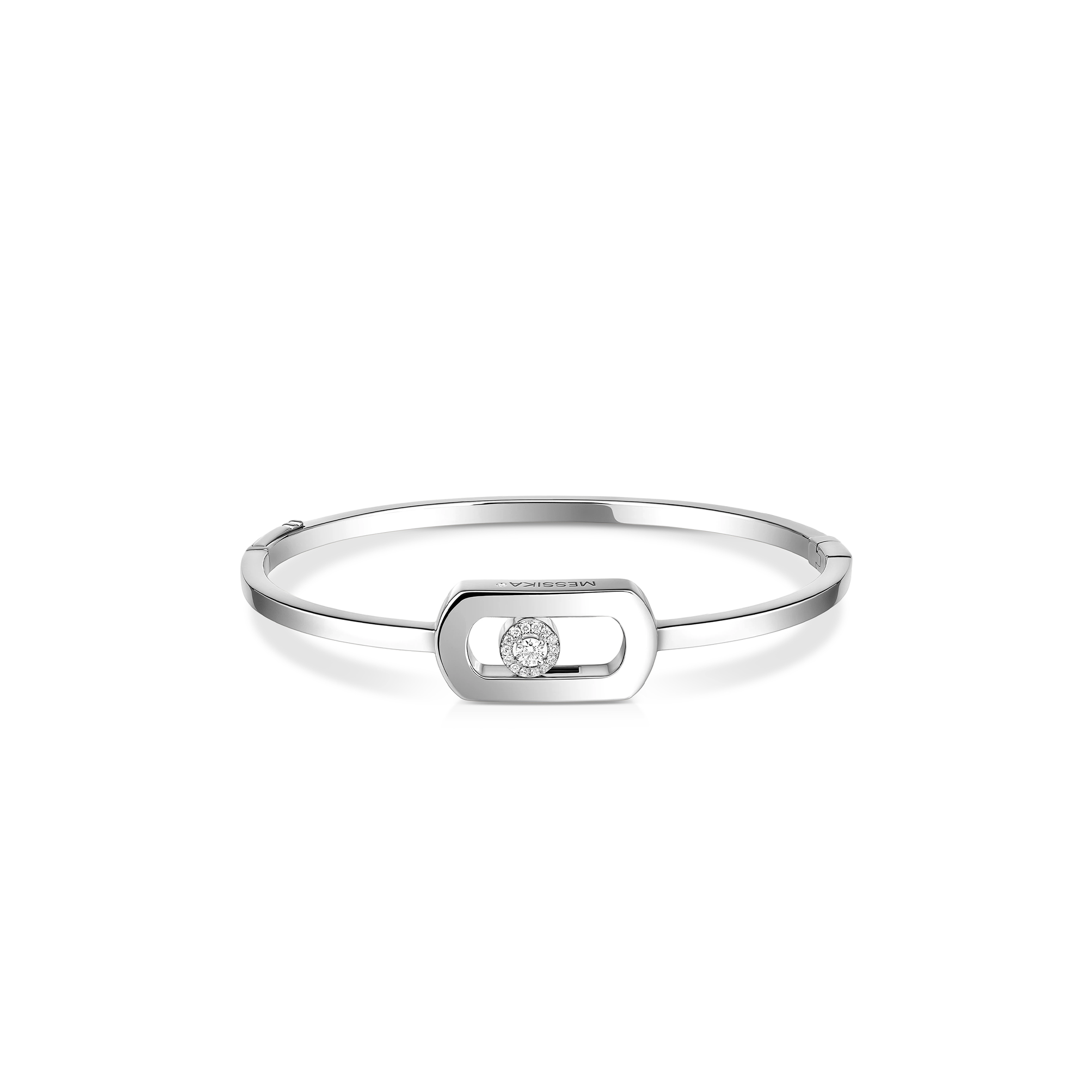 MESSIKA SO MOVE BANGLE WHITE GOLD DIAMOND BRACELET 13757-WG